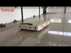 Колеса кованые 20тонны Автоматическая работа Тяжелое оборудование для обработки материалов Электрическая плоская тележка