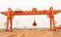 Сверхмощный кран на козлах прогона двойника MZ мостовой кран самосхвата электрической лебедки 10 тонн