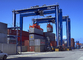 Прогон двойника крана на козлах контейнера 20 тонн РТГ резиновый Тыред для порта